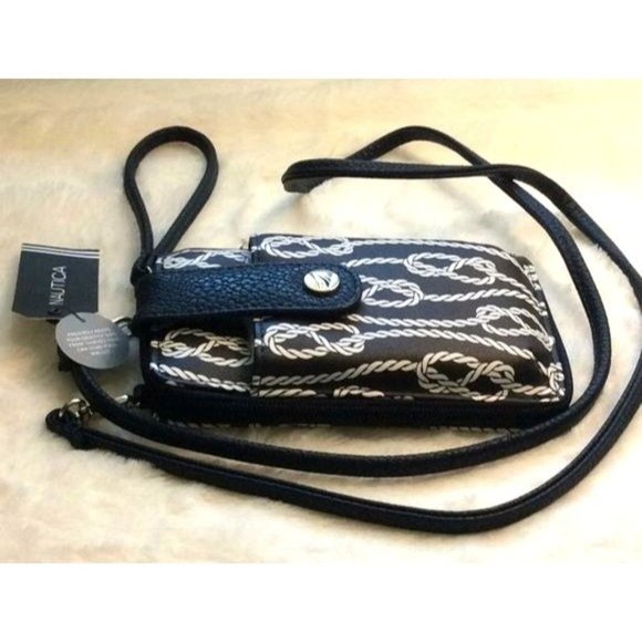 Nautica Caroline Cross-body Wristlet Wallet Compartment For CellPhone - Picture 2 of 5